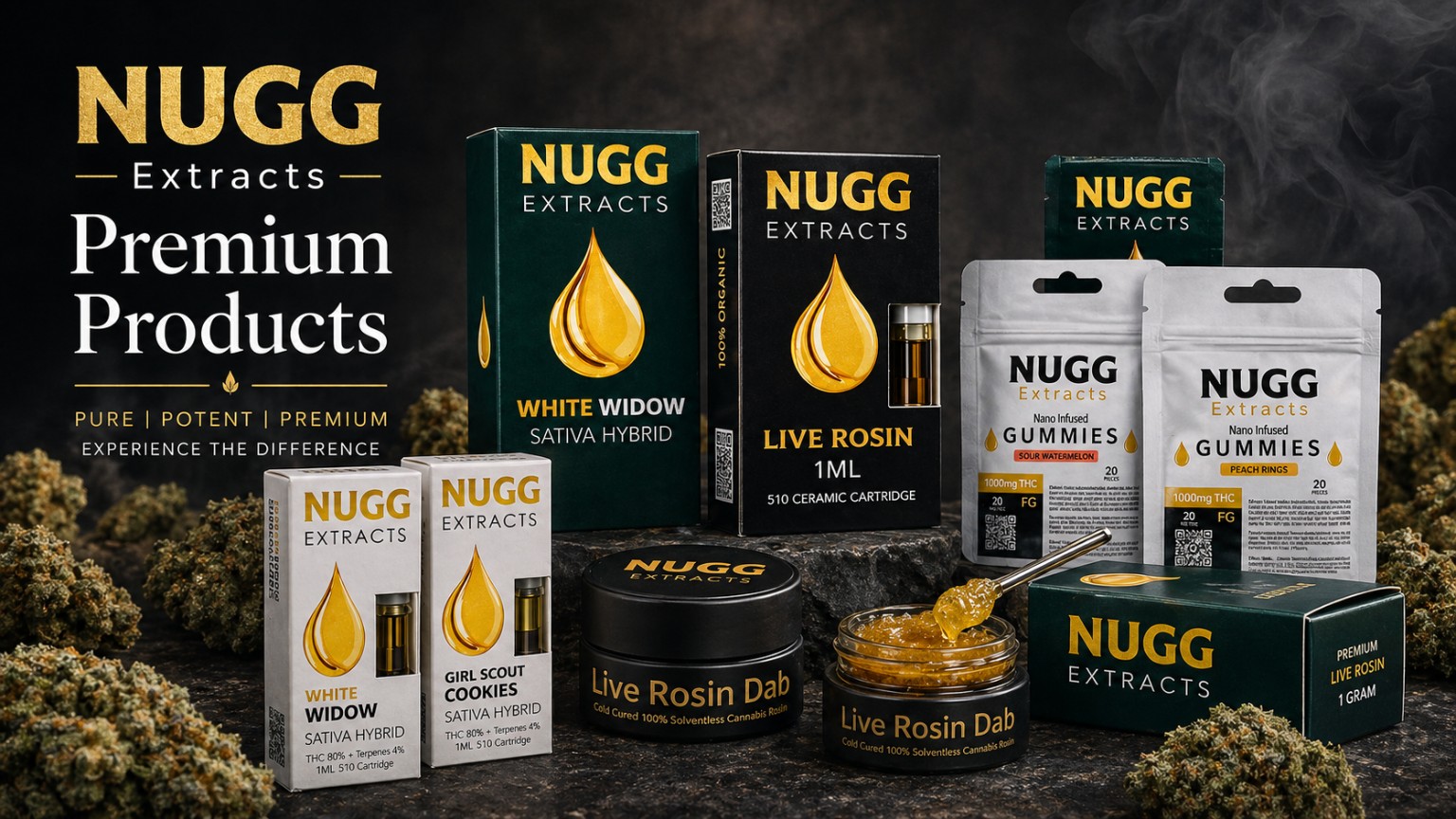 NUGG Extracts approved product range